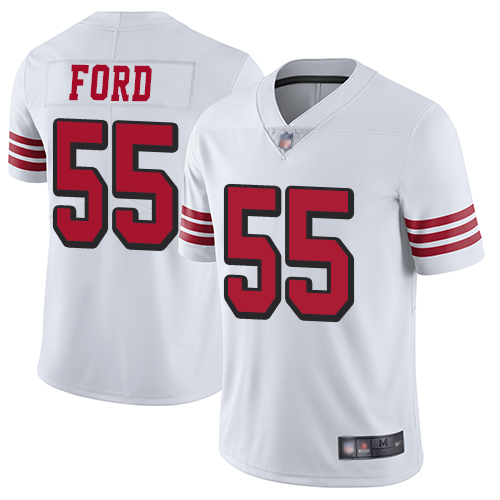 San Francisco 49ers Limited White Men Dee Ford NFL Jersey #55 Rush Vapor Untouchable
